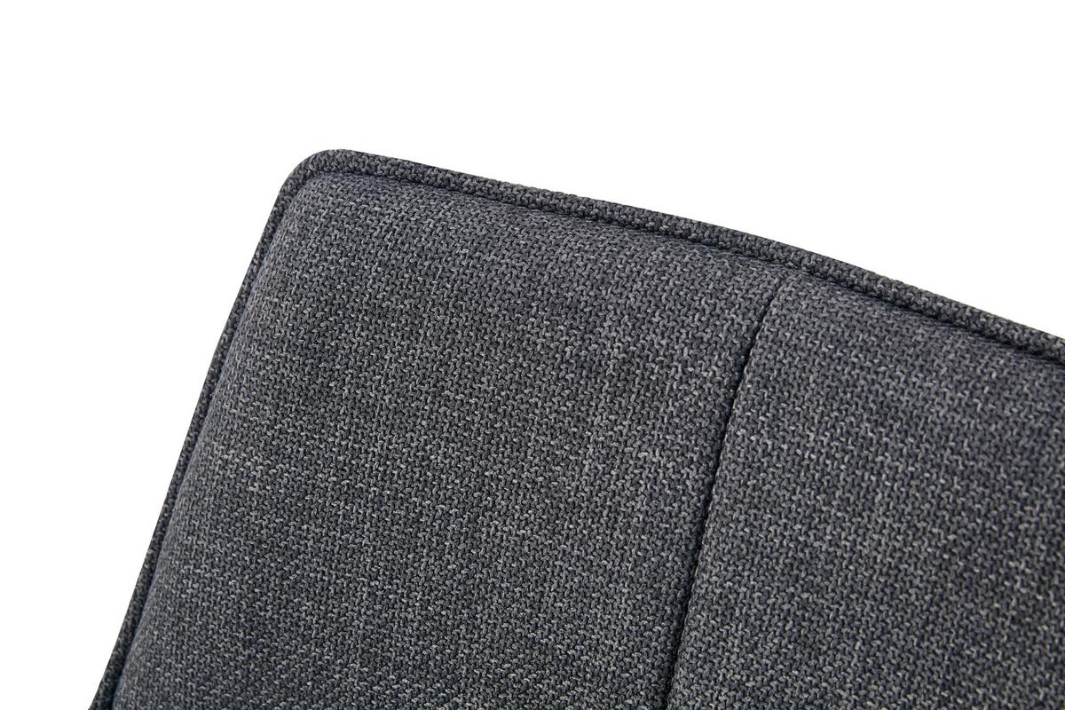 Armlehnstuhl-Set Jana Anthrazit B: 57 cm - Anthrazit, MODERN, Textil/Metall (57/91/64cm) - MID.YOU