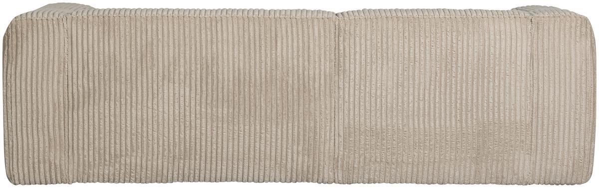 Ecksofa Bean Beige S: 178x254 cm - Beige/Schwarz, Design, Textil (178/254cm) - Livetastic