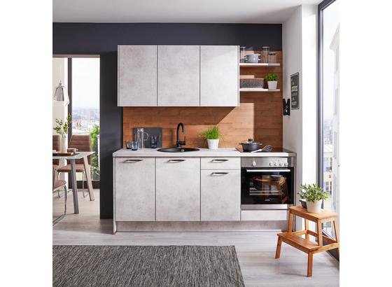 Kuchyňský Blok Santiago - šedá/světle šedá, Moderní, kompozitní dřevo (204cm) Kuchyňský Blok Santiago - šedá/světle šedá, Moderní, kompozitní dřevo (204cm)