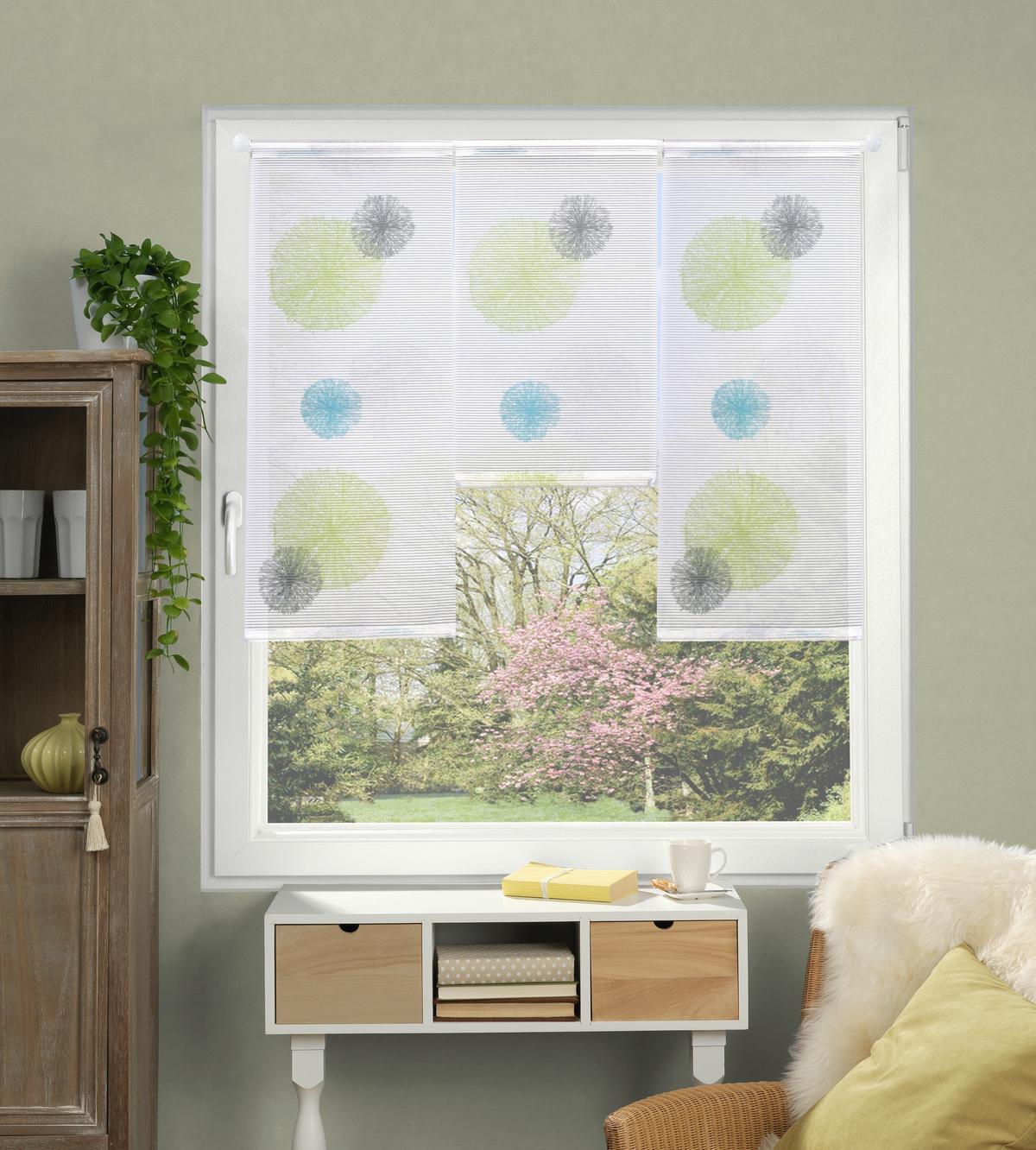 Kurzgardinenset Rawlins Grün B: 90 cm - Grün, Basics, Textil (90/80cm)