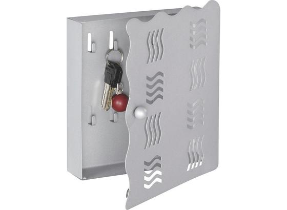 Box Na Kľúče Welle - hliníkové farby, Moderný, kov (22/24/4,50cm) Box Na Kľúče Welle - hliníkové farby, Moderný, kov (22/24/4,50cm)