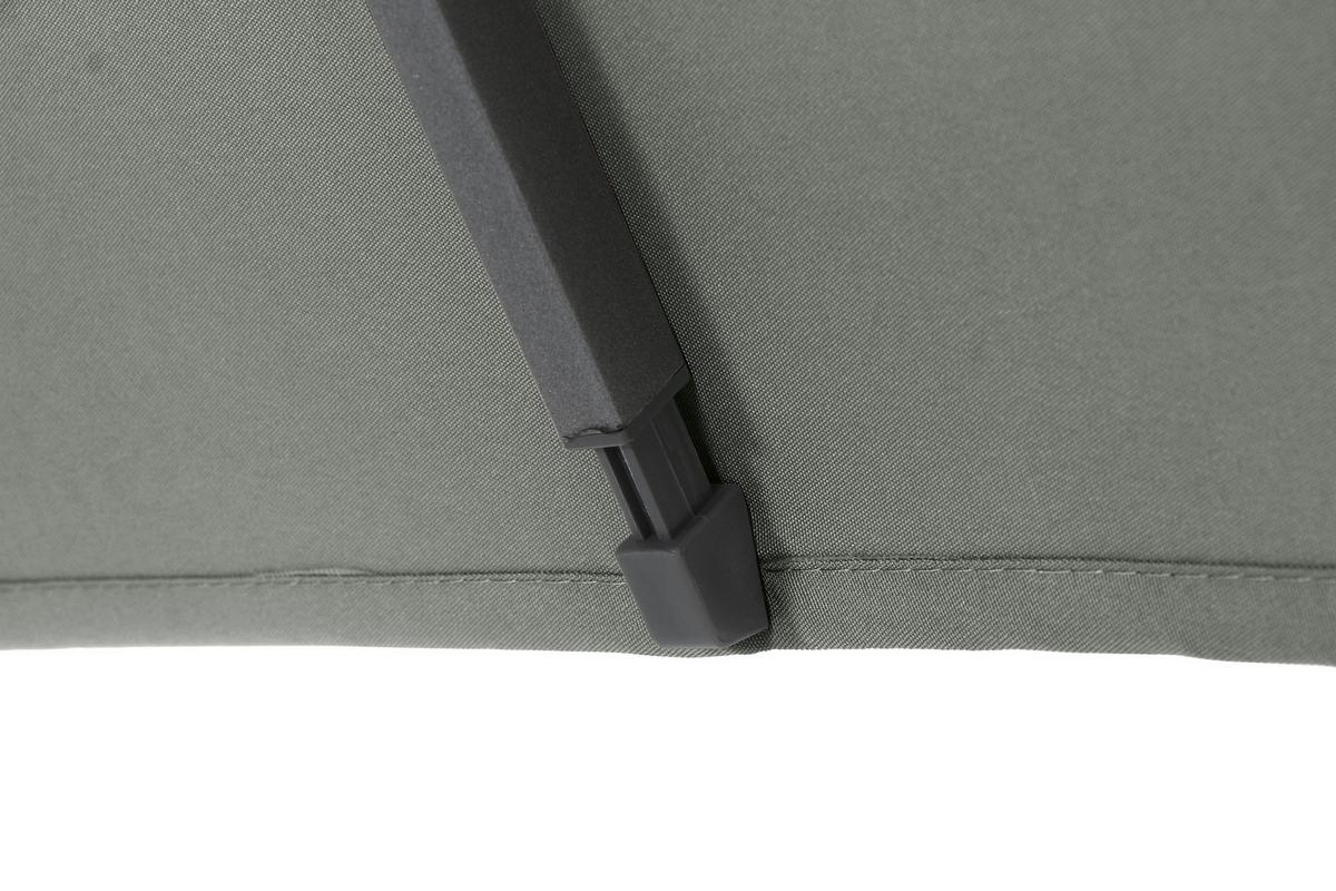 Sonnenschirm BxHxT 300x256x200 cm Anthrazit/Olivgrün - Anthrazit/Olivgrün, KONVENTIONELL, Textil/Metall (300/200cm) - Siena Garden