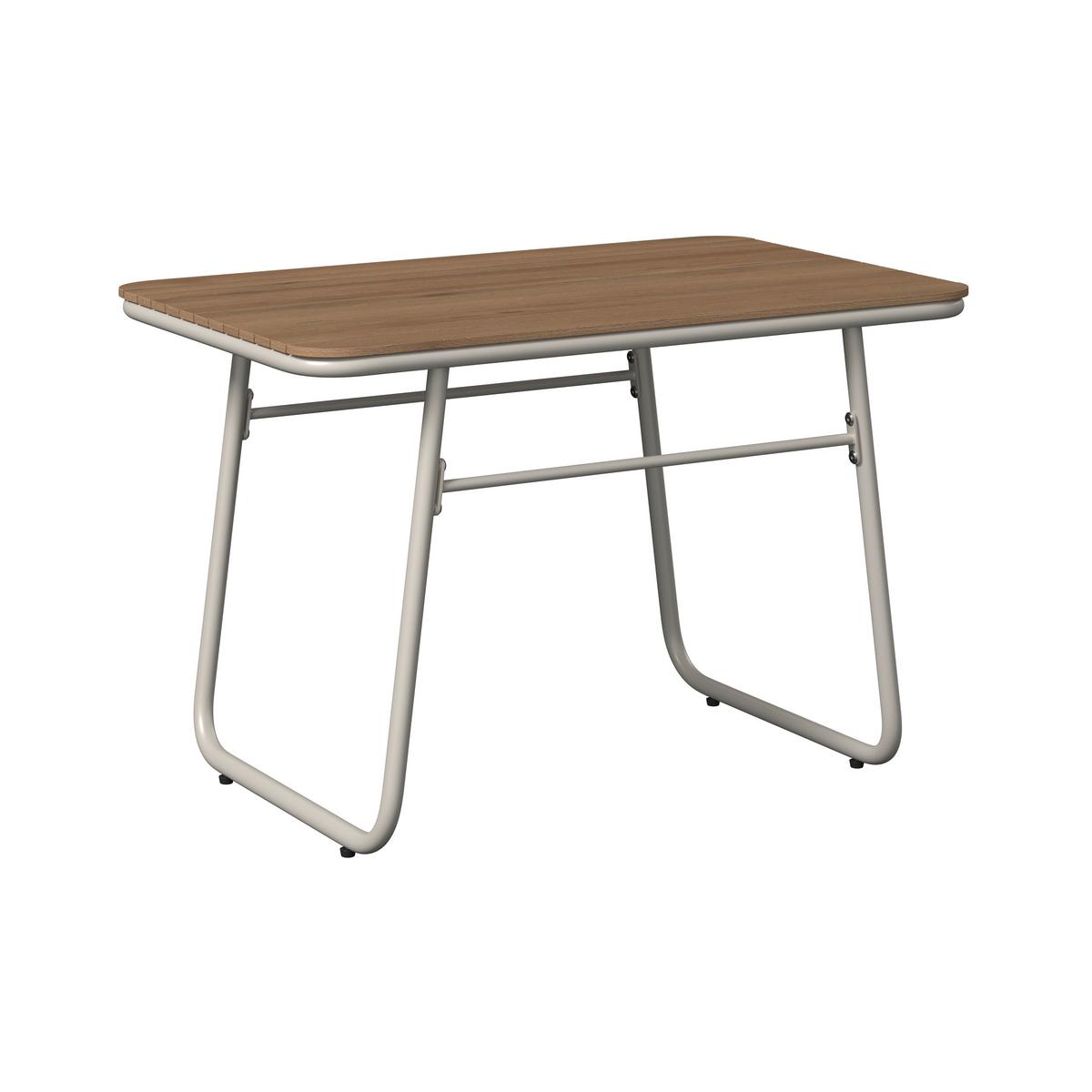 Loungegarnitur Portofino - Creme/Weiß, MODERN, Holz/Kunststoff (77/71/116cm) - Beldano