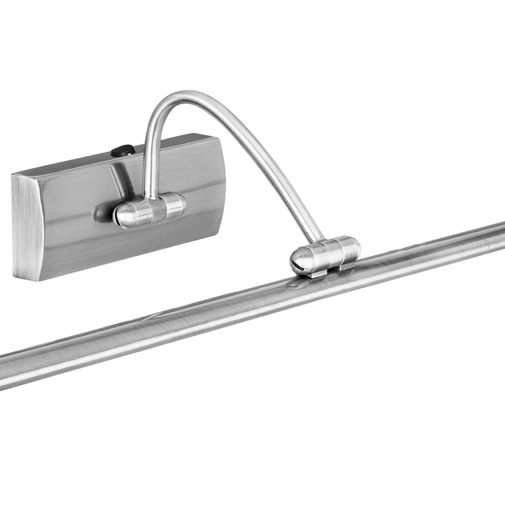 Led-bilderleuchte Barcelona 2982-81ss - Silberfarben, Basics, Metall (64/11/21cm)