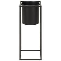 OBAL NA KVĚTINÁČ KIARA -AKT- -TOP- - černá, Lifestyle, kov (20,8/55,5cm) - Mömax