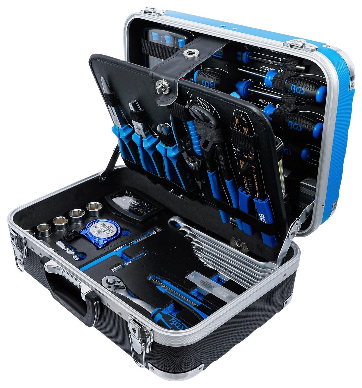 Werkzeugkoffer Universal - Blau/Schwarz, Basics (45/33,1/18,3cm)