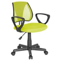 Jugenddrehstuhl Kiddy Cd Grün - Schwarz/Grün, Basics, Kunststoff (58/75-92/45cm) - MID.YOU