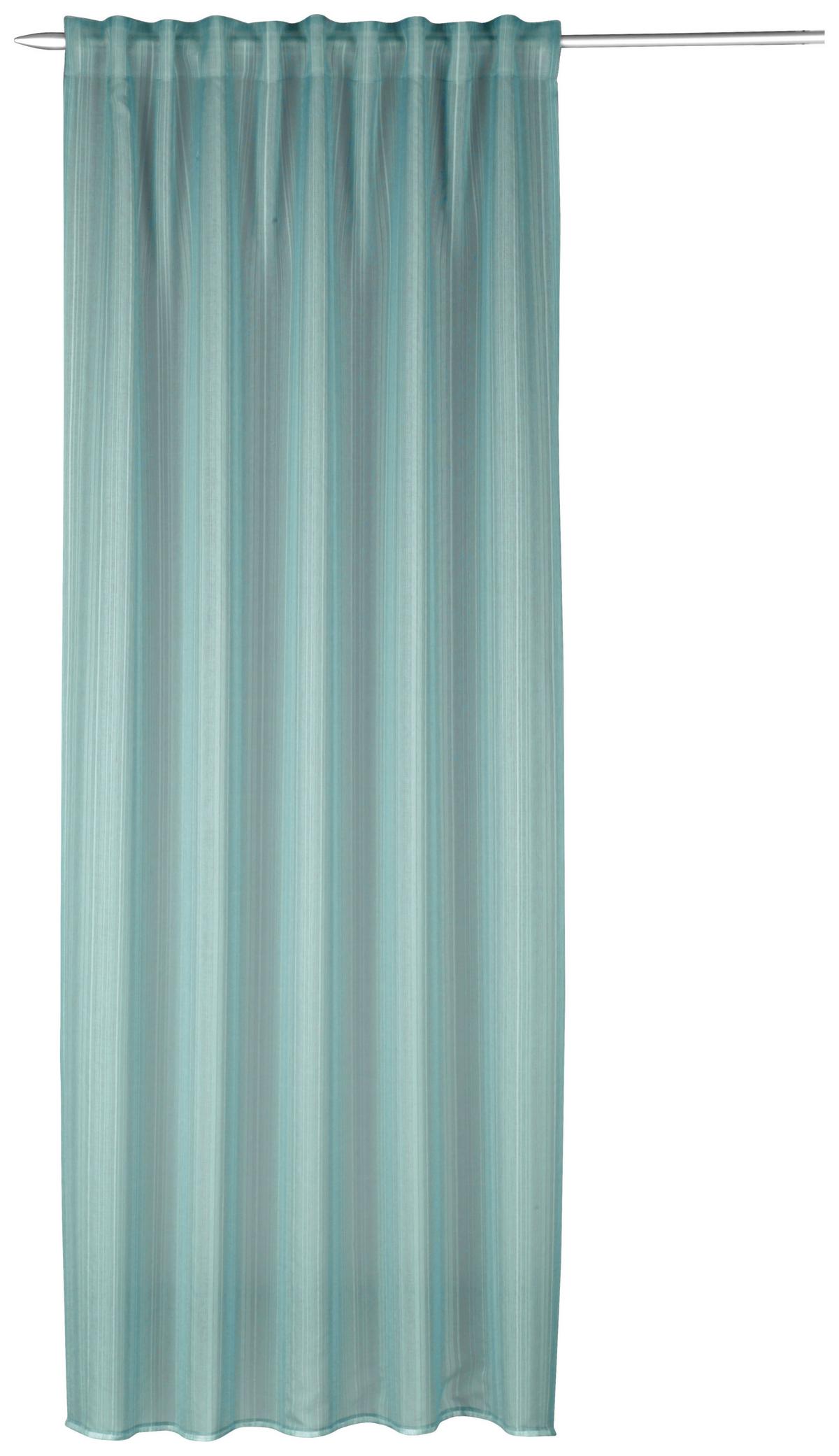 Vorhang mit Band Kiara 135x245 cm Petrol - Petrol, MODERN, Textil (135/245cm) - Luca Bessoni