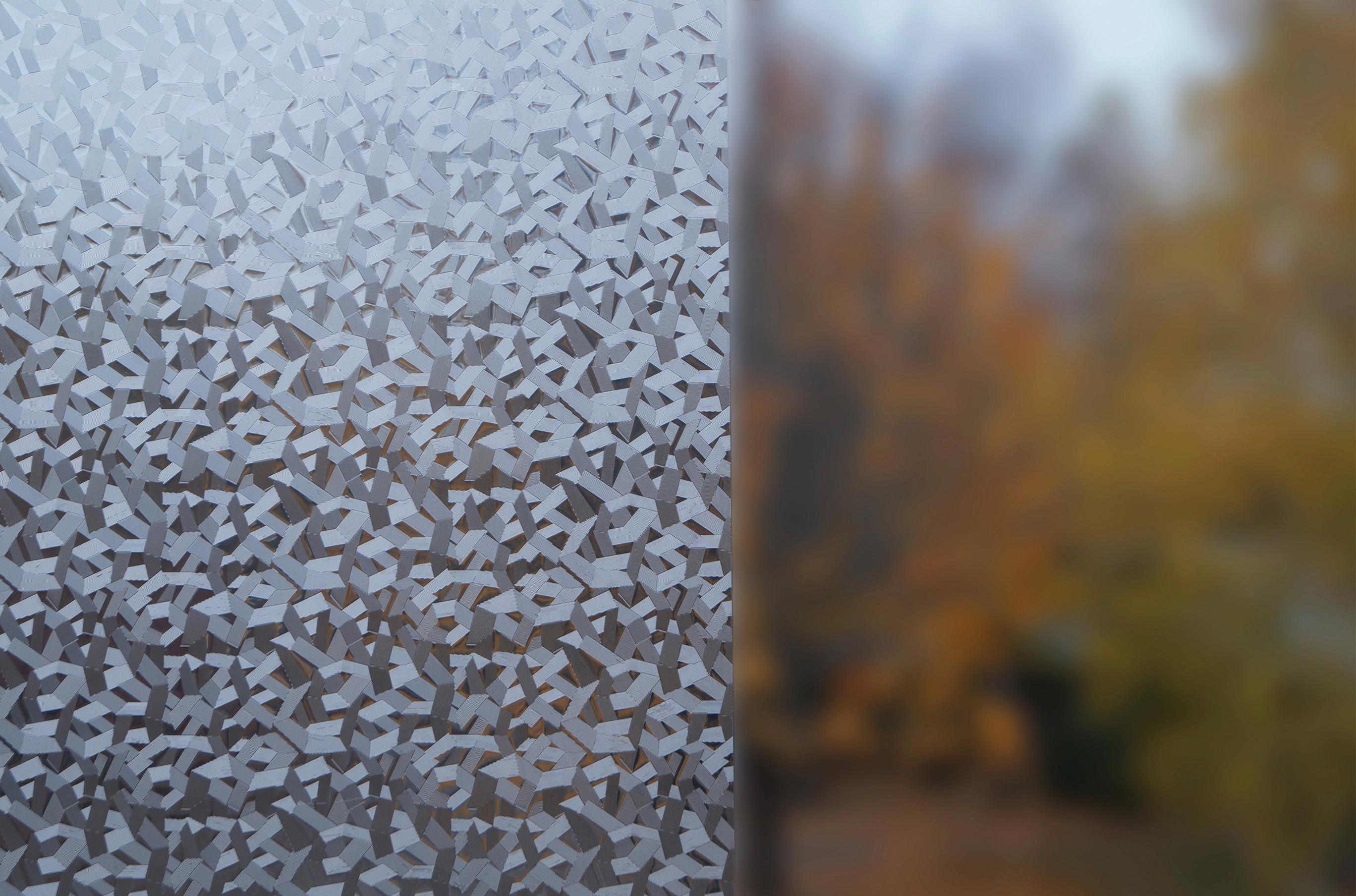 Fensterfolie Statisch Haftend Geomag-Design 150x67,5 Cm - Transparent, KONVENTIONELL, Kunststoff (67,5/150cm)