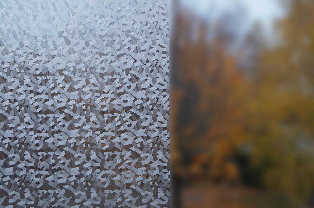 Fensterfolie Statisch Haftend Geomag-Design 150x67,5 cm - Transparent, KONVENTIONELL, Kunststoff (67,5/150cm)