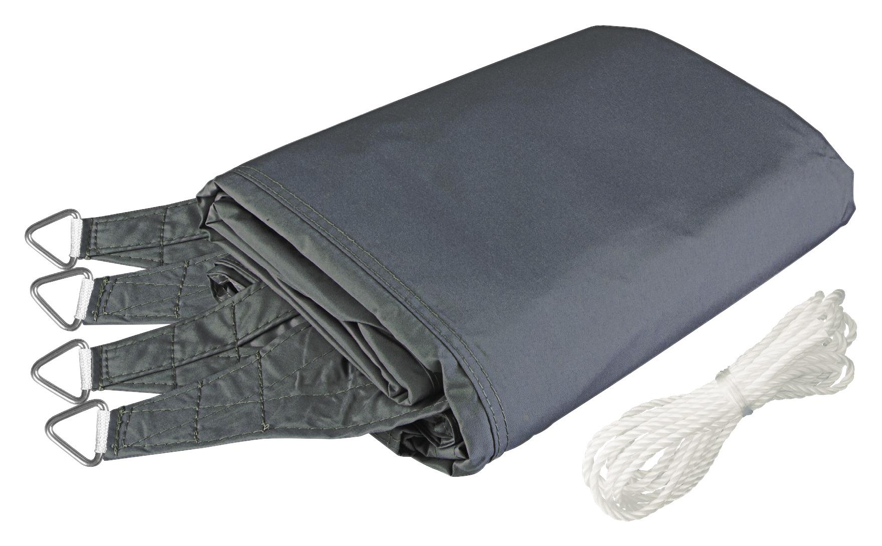 Sonnensegel Rechteck 3x4 M - Anthrazit, Basics (300/400cm)
