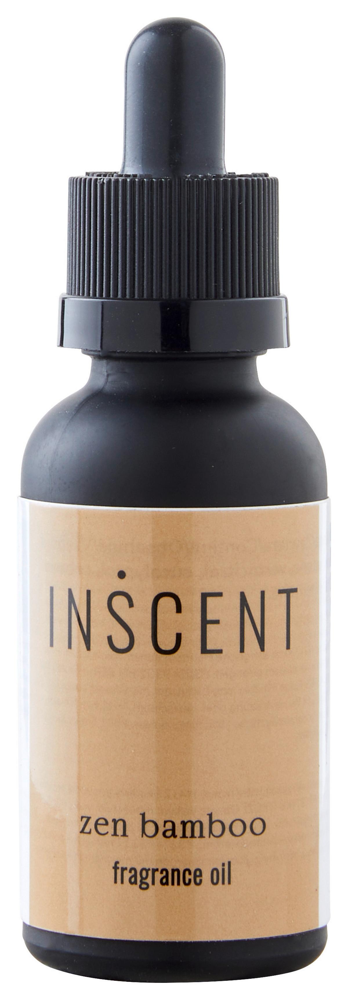 Parfémovaný olej Zen Bamboo, 30ml - černá/krémová, Design, sklo (30ml) - Inscent