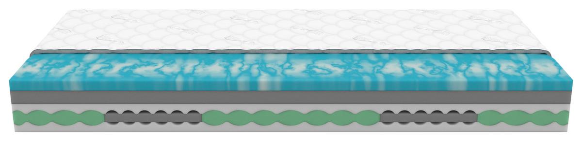 Kaltschaummatratze Valli 90x200 Cm H2 H: 24 Cm - Weiß, Textil (90/200cm) - Primatex Deluxe