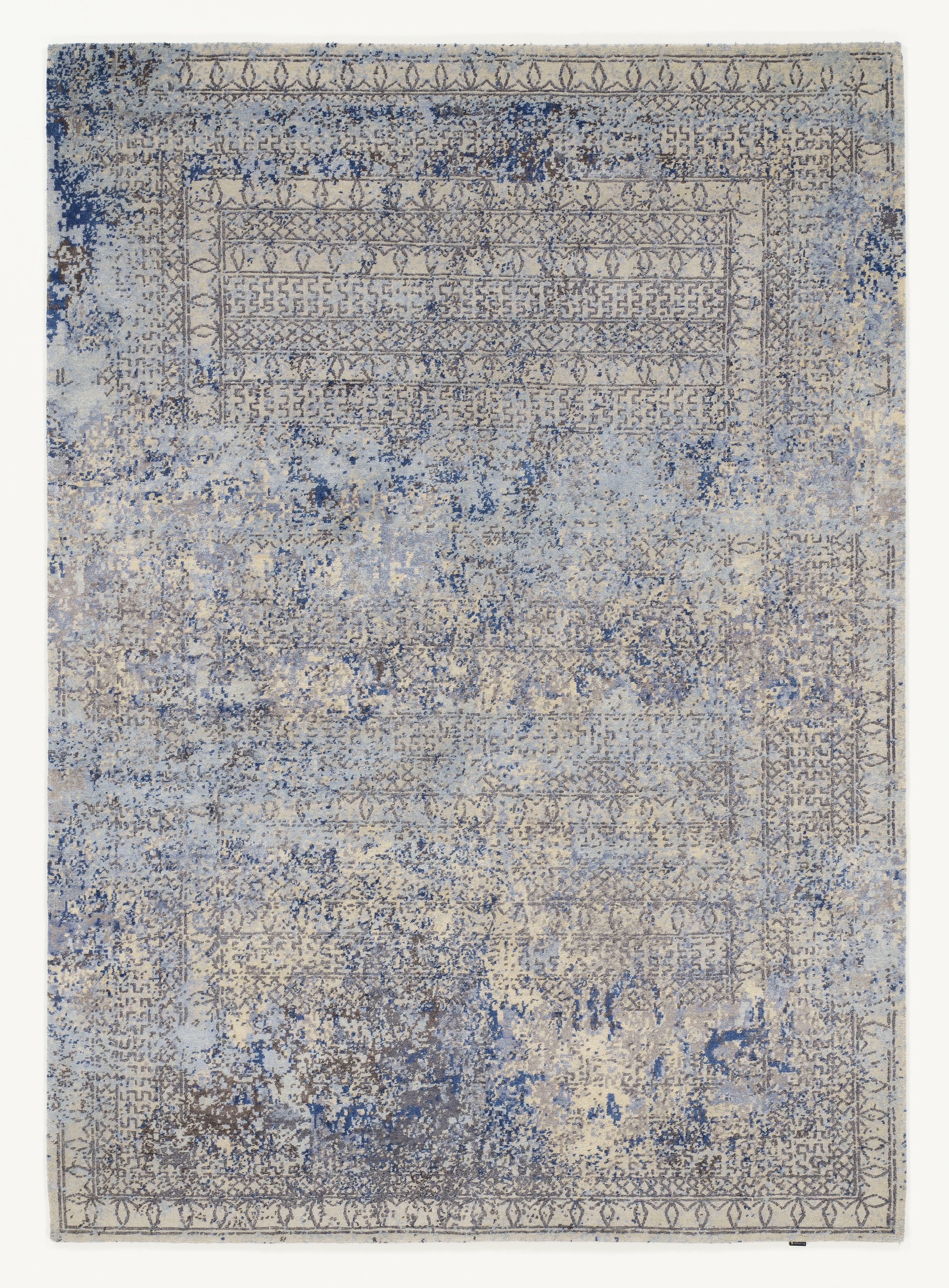 Orientalischer Webteppich Blau Empire Kenya 350x250cm - Blau, Design, Textil (250/350cm) - Musterring