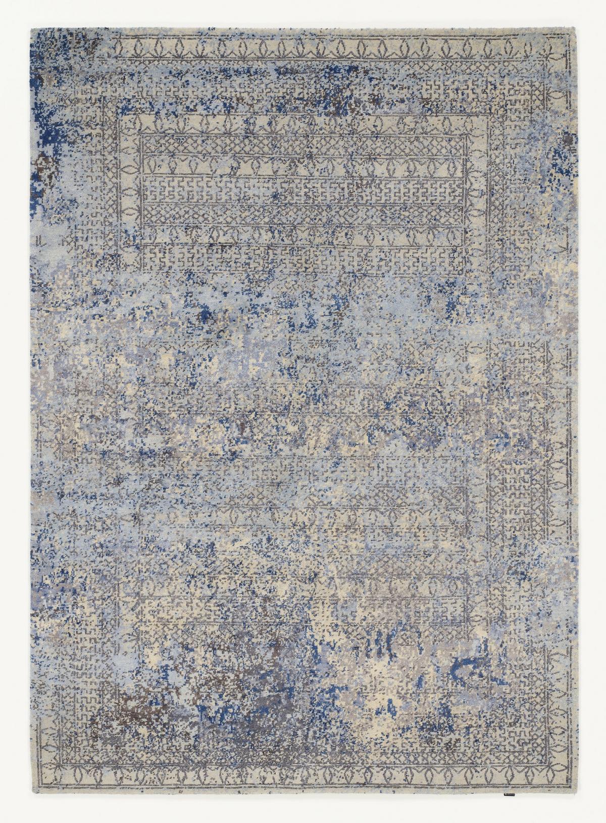 Orientalischer Webteppich Blau Empire Kenya 350x250cm - Blau, Design, Textil (250/350cm) - Musterring