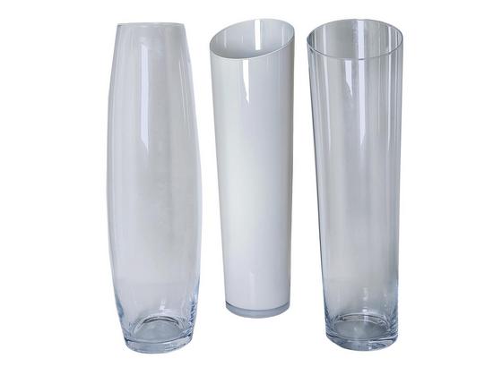Váza Jenny -top- - biela/číre, sklo (70cm) - Mömax modern living Váza Jenny -top- - biela/číre, sklo (70cm) - Mömax modern living