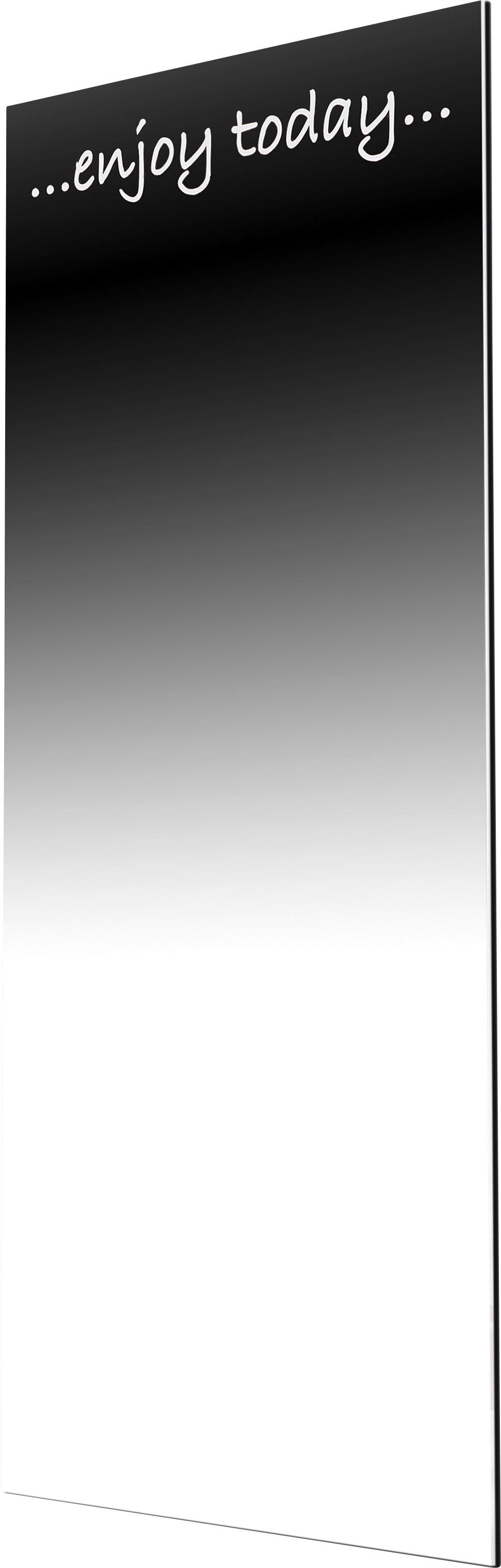 Wandspiegel Enjoy Today BxH: 45x120 cm Mit Siebdruck - Weiß, MODERN, Glas (45/120cm)