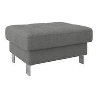 Hocker Savona - Dunkelgrau, MODERN, Textil (90/44/73cm) - Ondega