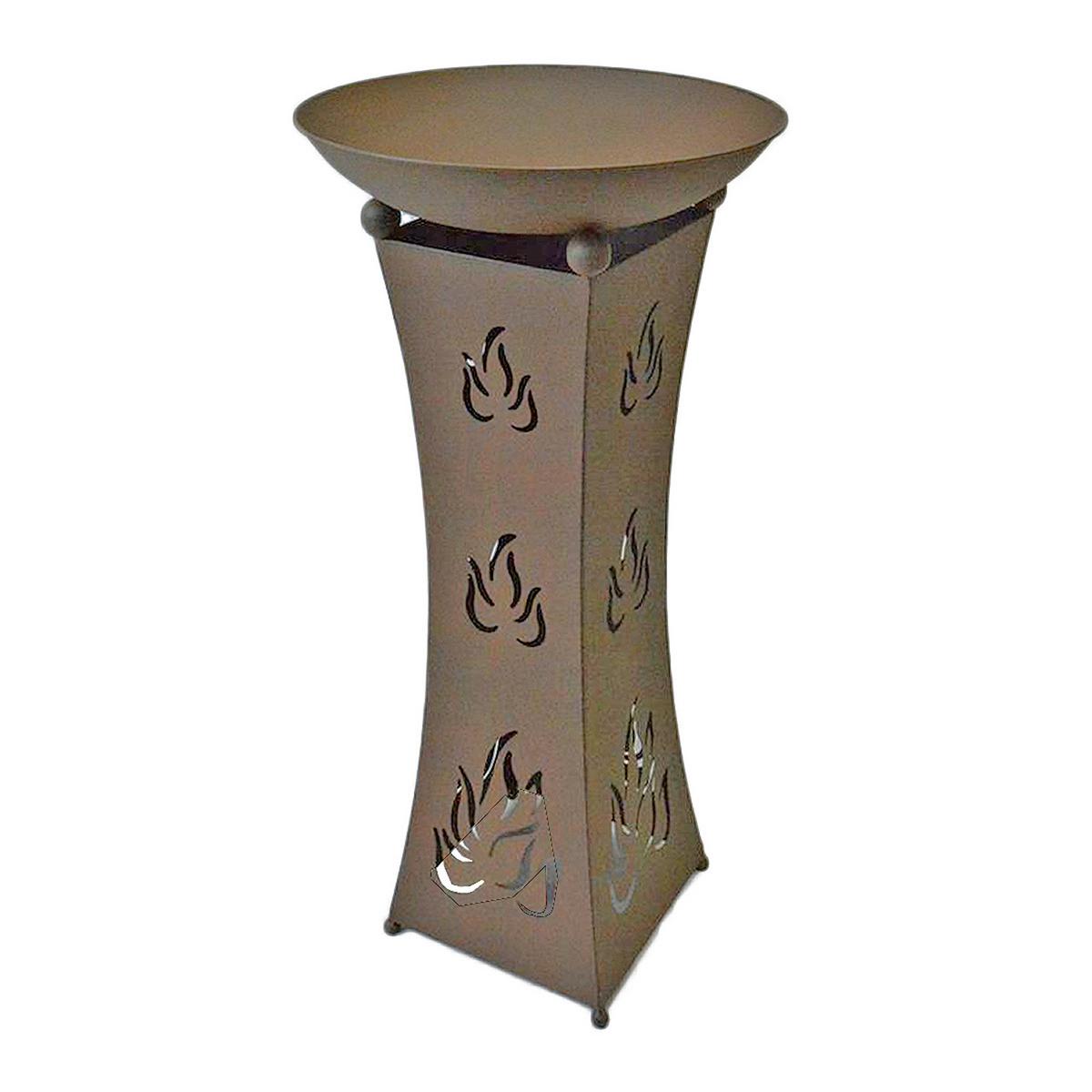 DEKOSCHALE Rostfarben B: 47,5 cm - Rostfarben, Basics, Metall (47,5/93/47,5cm)