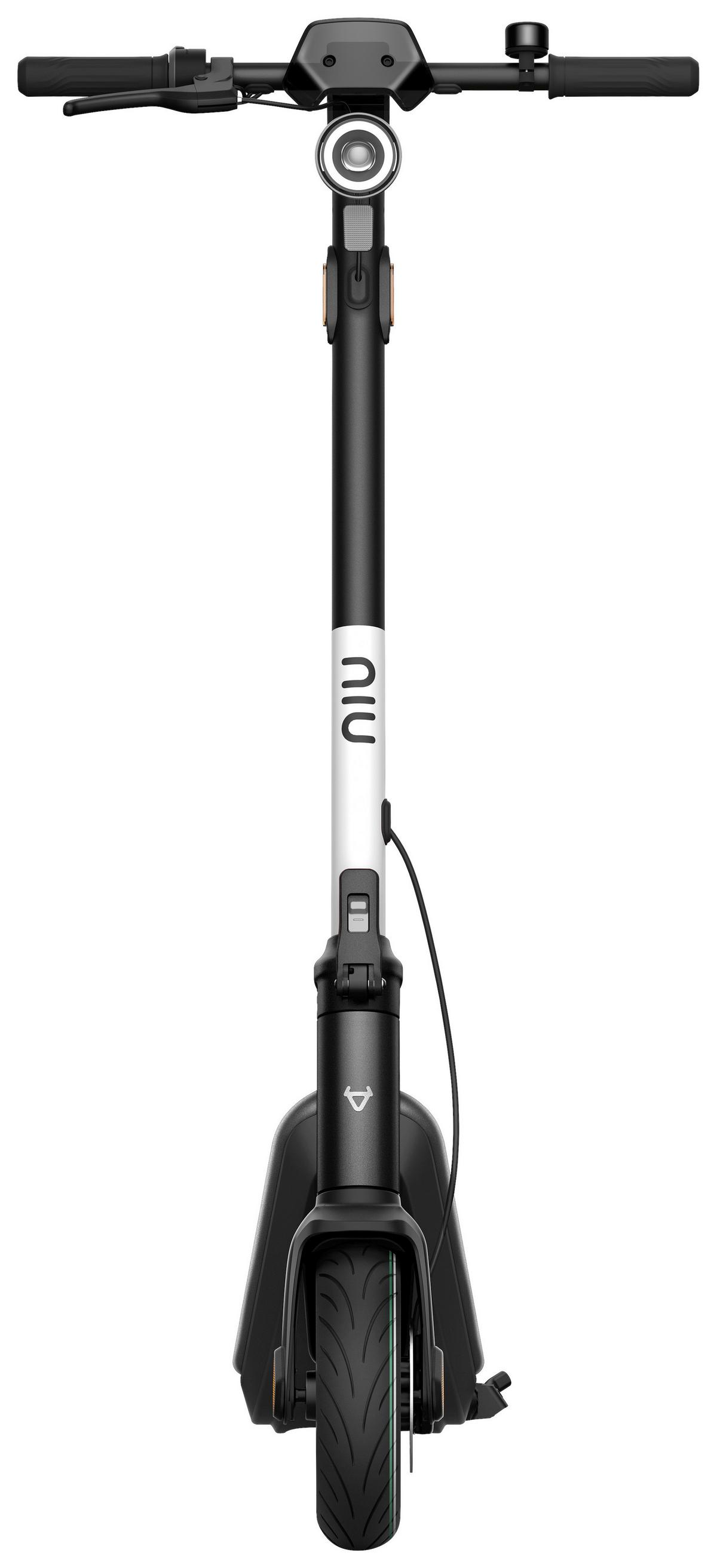 E-scooter Klappbar Niu Kqi3 Sport + Digitaler Tachoanzeige - Weiß, KONVENTIONELL, Metall (117,3/17/120,2cm) - NIU