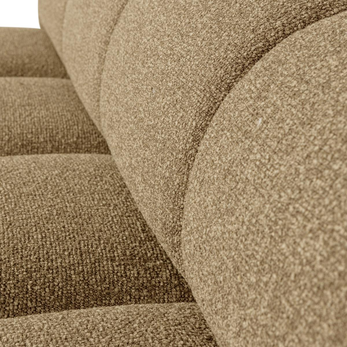 Sitzbank Mojo Dunkelgelb B: 164cm - Dunkelgelb/Schwarz, MODERN, Textil (164/83/73cm) - Livetastic