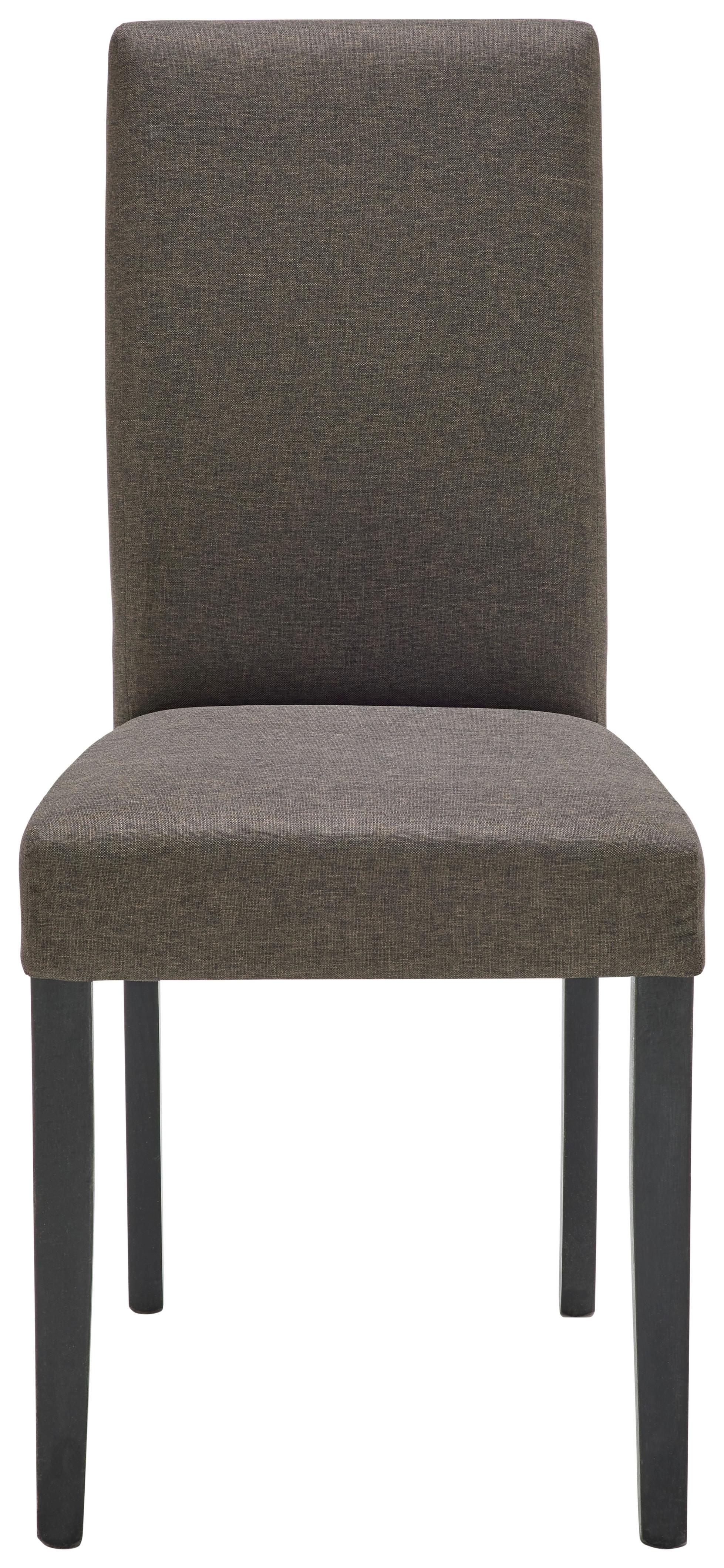 Židle John - černá/barvy vlašských ořechů, Konvenční, kompozitní dřevo/textil (43,5/94/59cm)