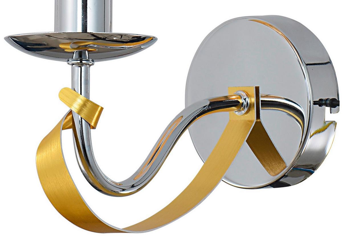 Wandleuchte Diva - Schwarz, KONVENTIONELL, Metall (23/15/27cm)