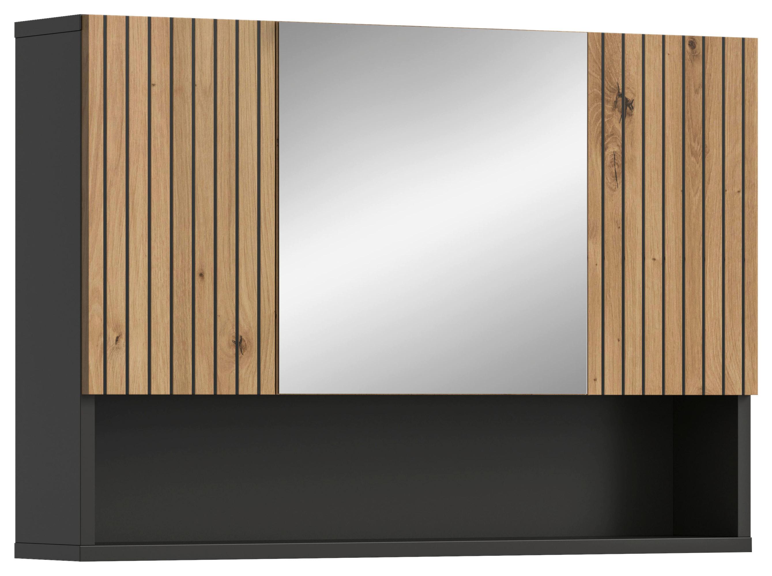 Spiegelschrank Mone Eiche Dekor B: 80cm