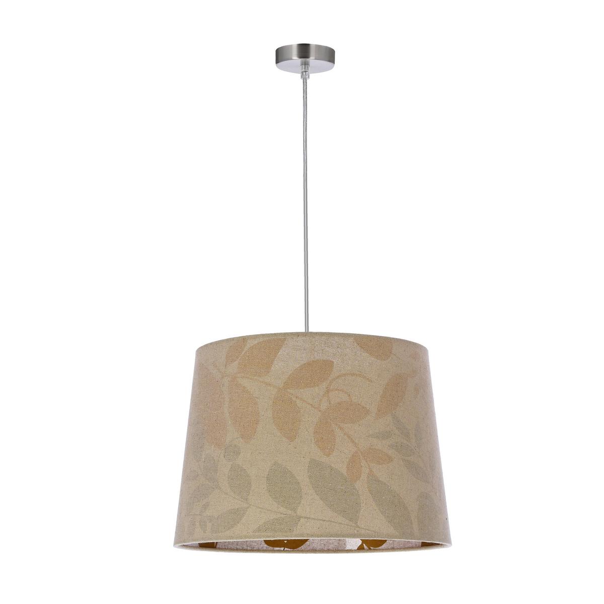 Hängeleuchte 31-03218 Mirage - Chromfarben/Beige, Basics, Kunststoff/Metall (35/35/110cm)
