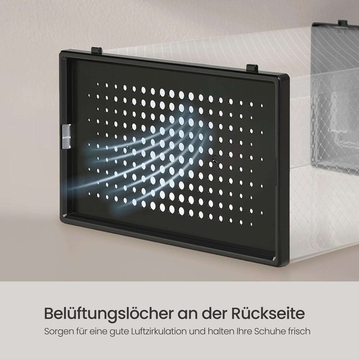 Schuhbox Transparent B: 33,3 Cm - Transparent, Basics, Kunststoff (33,3/14/23cm)