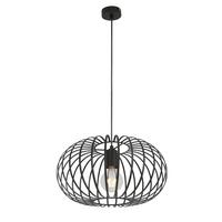 Hängeleuchte Corina - Schwarz, MODERN, Metall (39/120cm) - James Wood