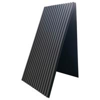 Akustikpaneel Josef 2 Dunkelgrau B: 60 cm - Dunkelgrau, MODERN, Holzwerkstoff (60/2,6/260cm)