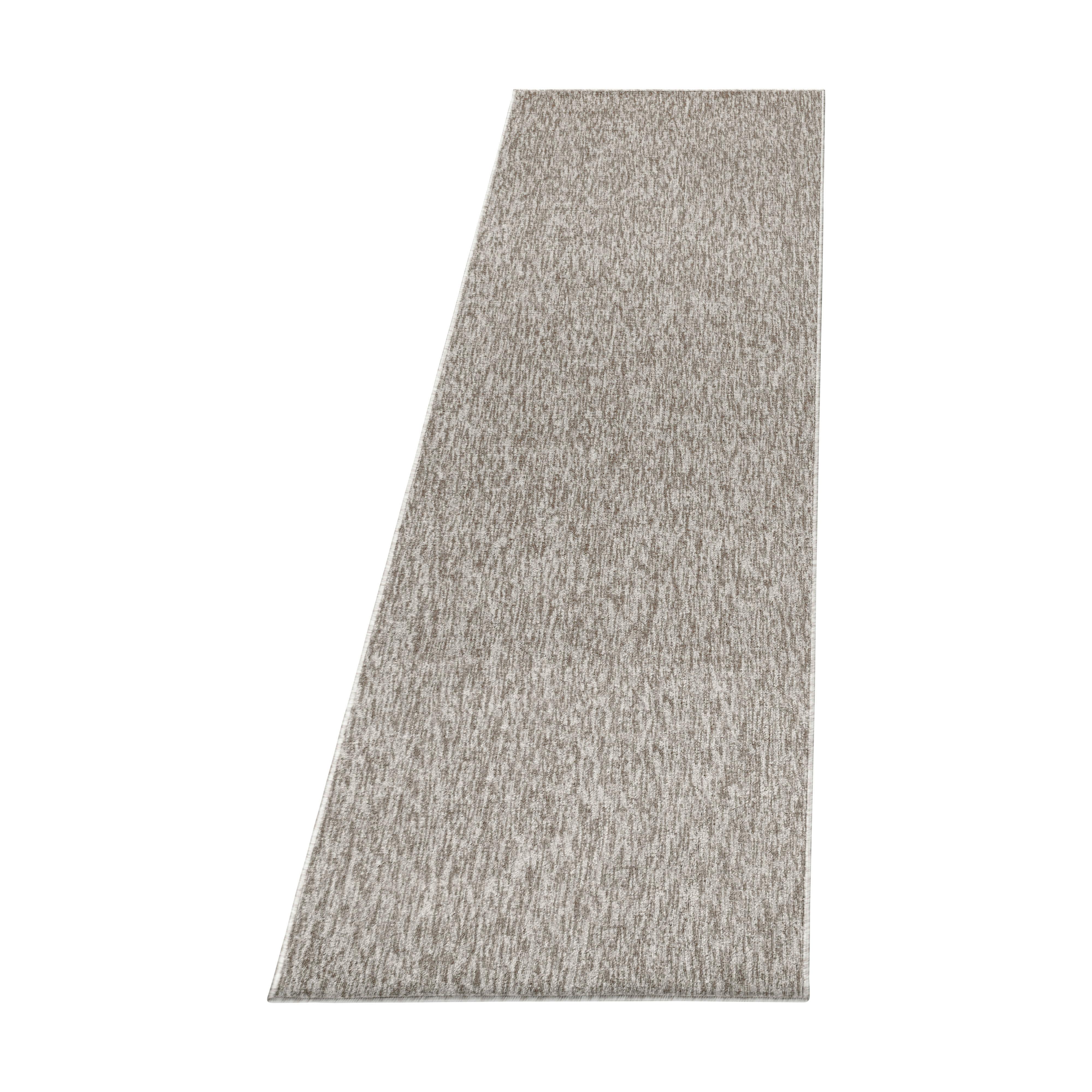 Teppich Läufer Beige Nizza 80x250 cm - Beige, KONVENTIONELL, Textil (80/250cm)