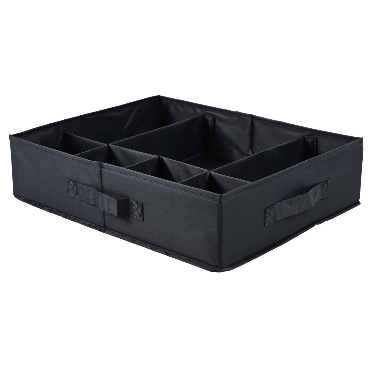 Zásuvkový box Unit, S - šedá, Konvenční, textil/plast (34,2/43,2/10,5cm) - Modern Living