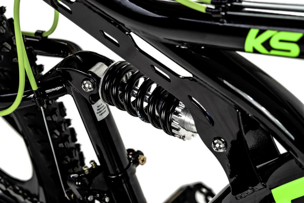 Mountainbike Fully 26 Zoll Bliss 21 Gänge - Schwarz, Basics, Metall (180/100/70cm) - KS Cycling