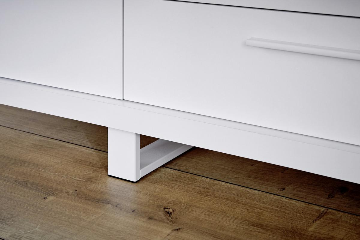 Sideboard 180 cm Scope Sb 180 Weiß Kerneiche Dekor - Eichefarben/Weiß, KONVENTIONELL, Holzwerkstoff (180/75/39,50cm) - Livetastic