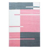 Flachwebteppich Hawaii - Pink, Design, Textil (280/370cm) - Novel