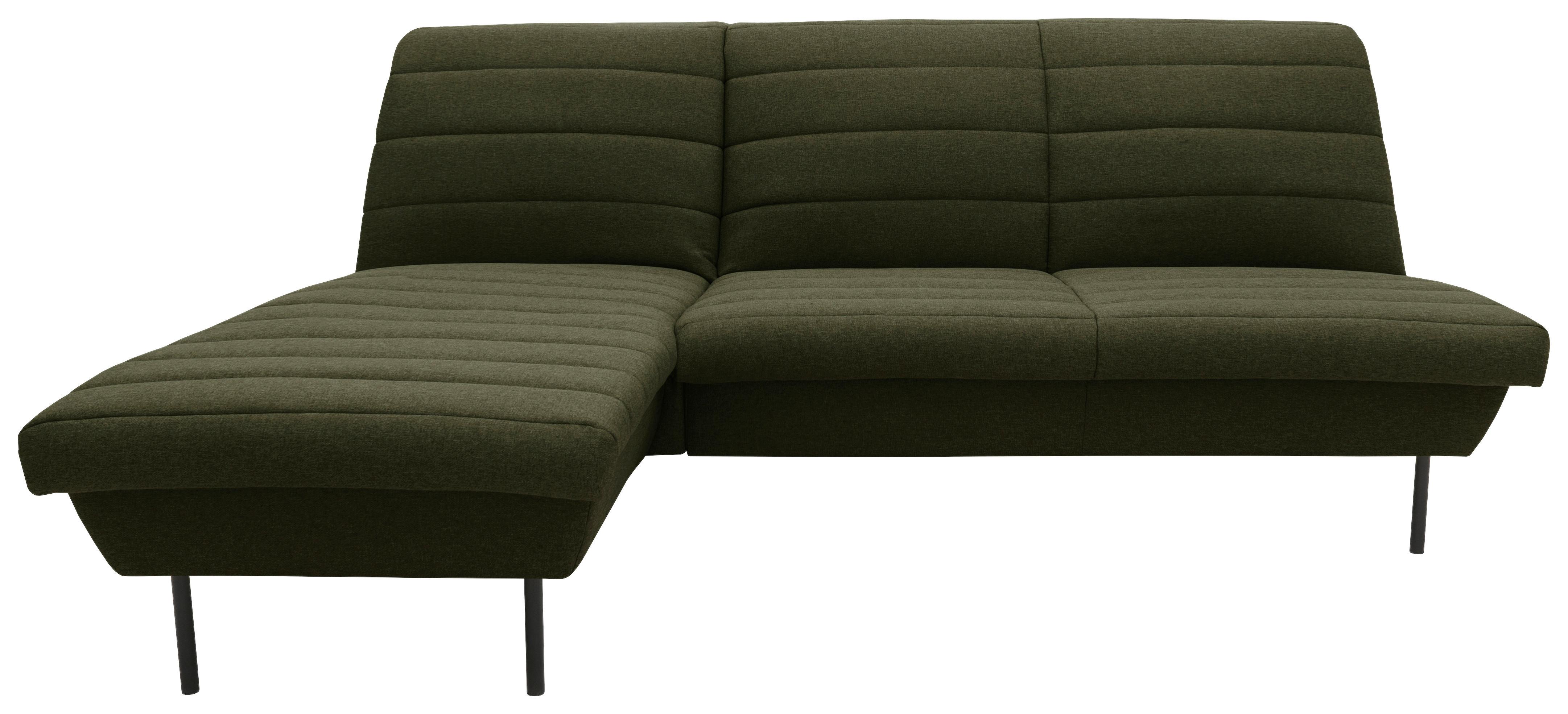 Ecksofa Looks Ix - Schwarz/Grün, Design, Textil (168/214cm) - LOOKS by W.Joop