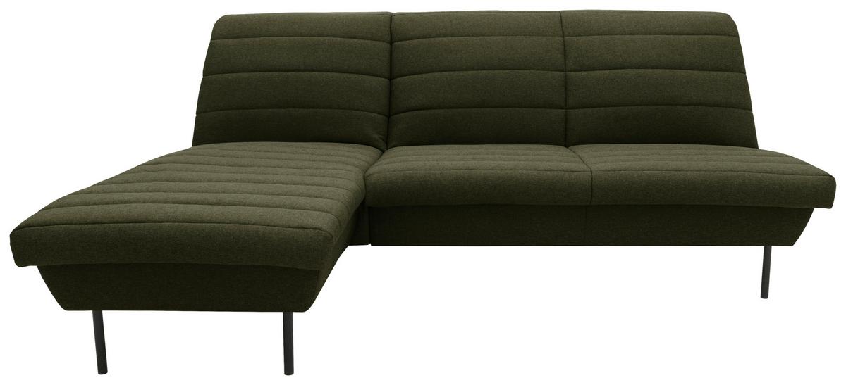 Ecksofa Looks Ix - Schwarz/Grün, Design, Textil (168/214cm) - LOOKS by W.Joop