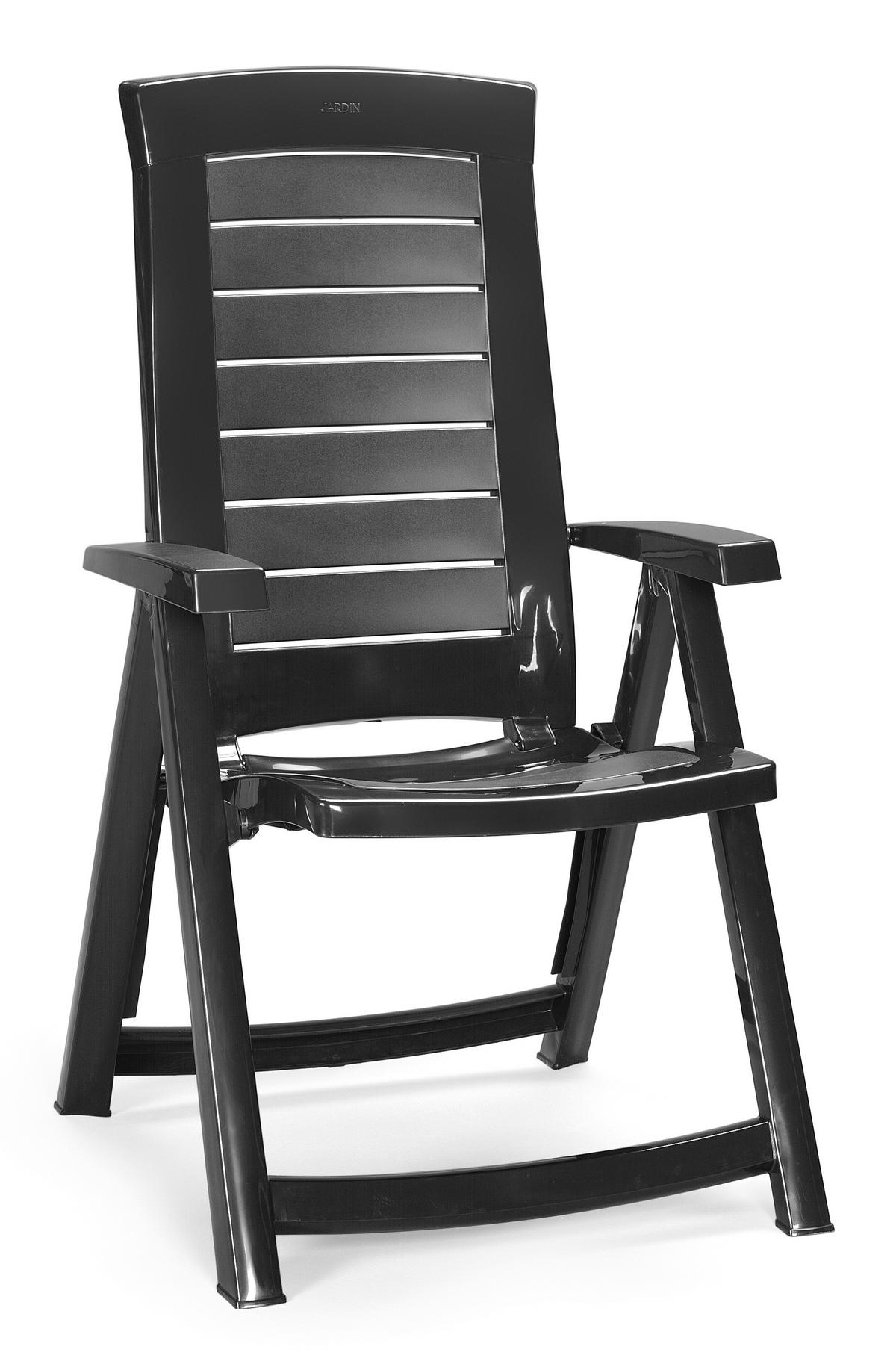 Gartenset N01356 - Graphitfarben/Grau, KONVENTIONELL, Kunststoff - Siena Garden