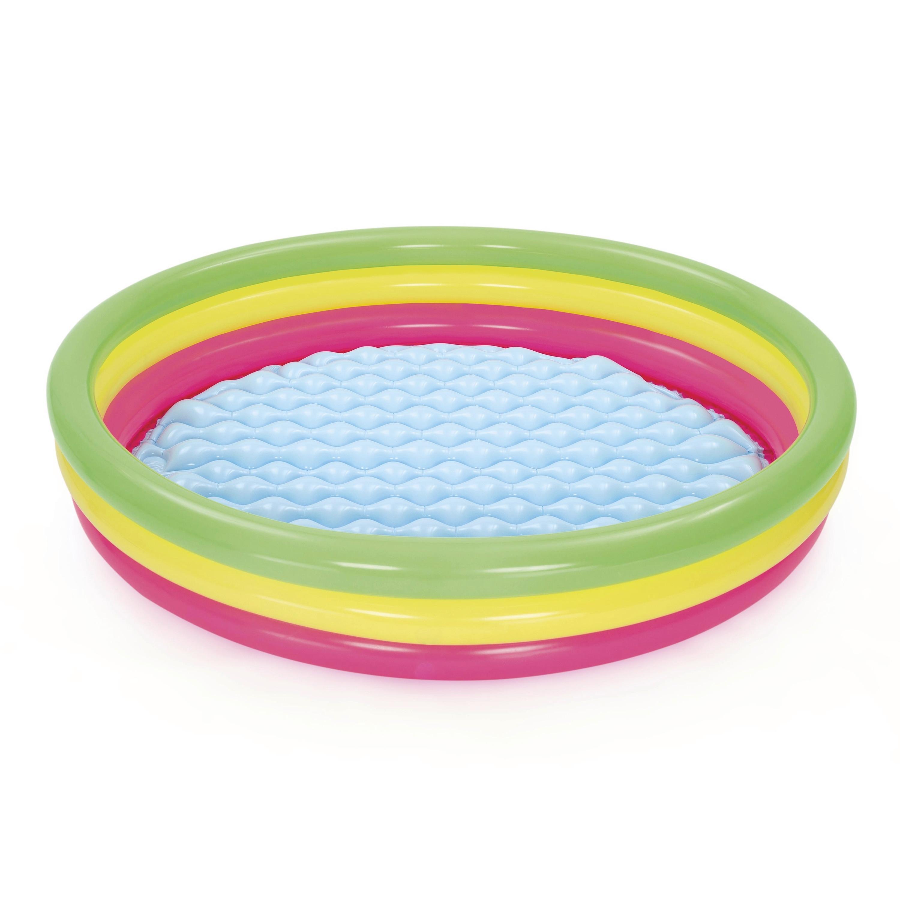 Planschbecken Sidney - Pink/Gelb, KONVENTIONELL, Kunststoff (152/30cm) - Bestway