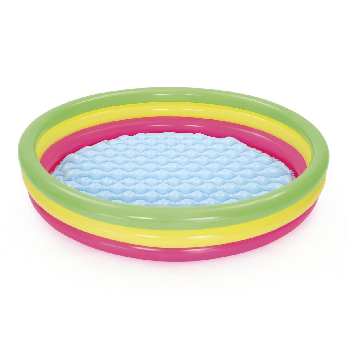 Planschbecken Sidney - Pink/Gelb, KONVENTIONELL, Kunststoff (152/30cm) - Bestway