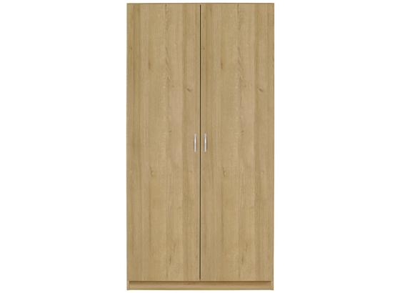 Drehtürenschrank Karo, 2trg - Eichefarben, KONVENTIONELL, Holz/Holzwerkstoff (91/197/54cm) Drehtürenschrank Karo, 2trg - Eichefarben, KONVENTIONELL, Holz/Holzwerkstoff (91/197/54cm)