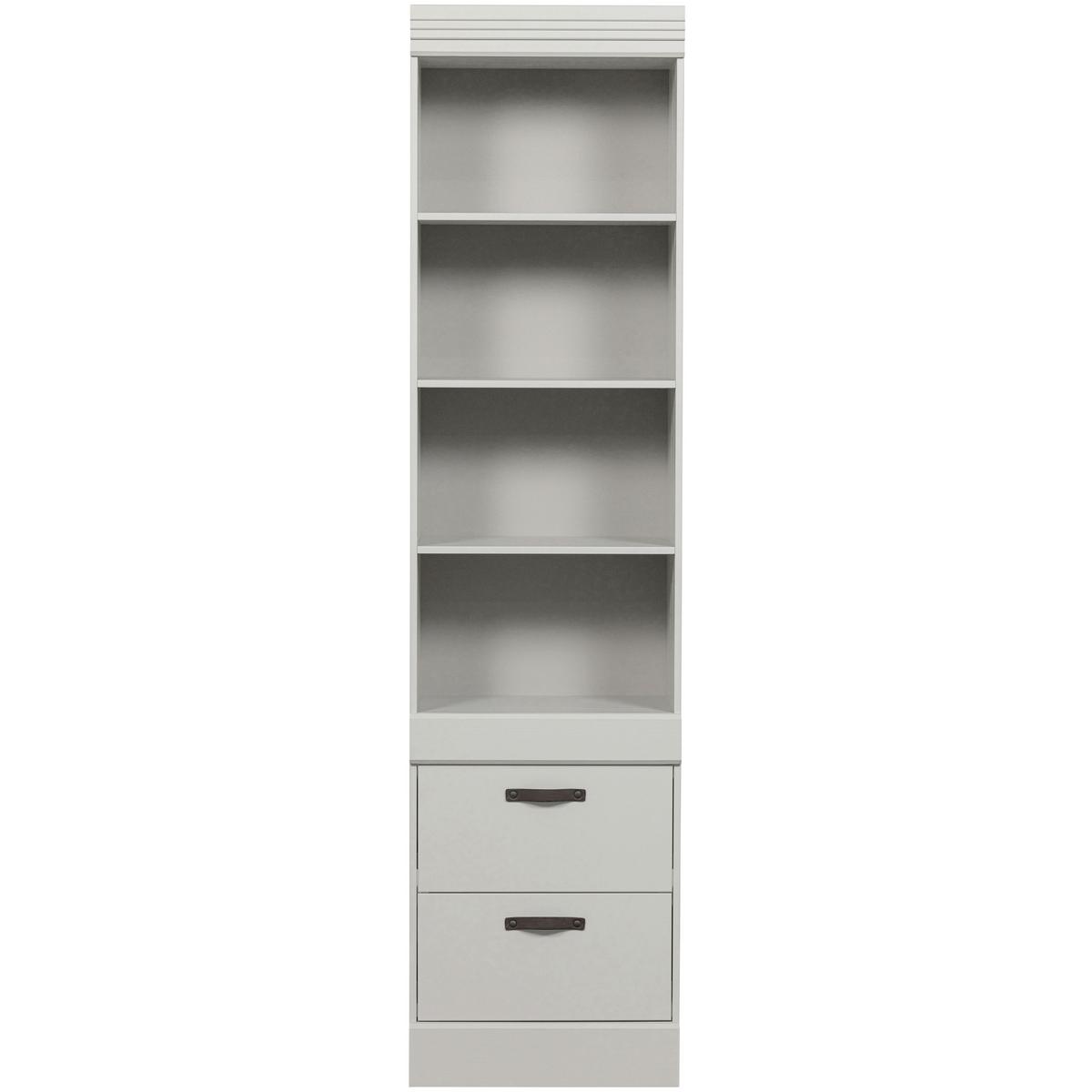 Mehrzweckschrank Bold Weiß B: 54 Cm - Weiß, Design, Holz (54/215/43cm) - Livetastic