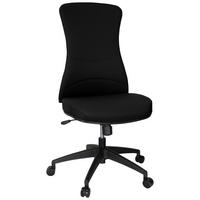 Drehstuhl Office Xt Schwarz - Schwarz, MODERN, Kunststoff/Textil (54/116/65cm) - MID.YOU