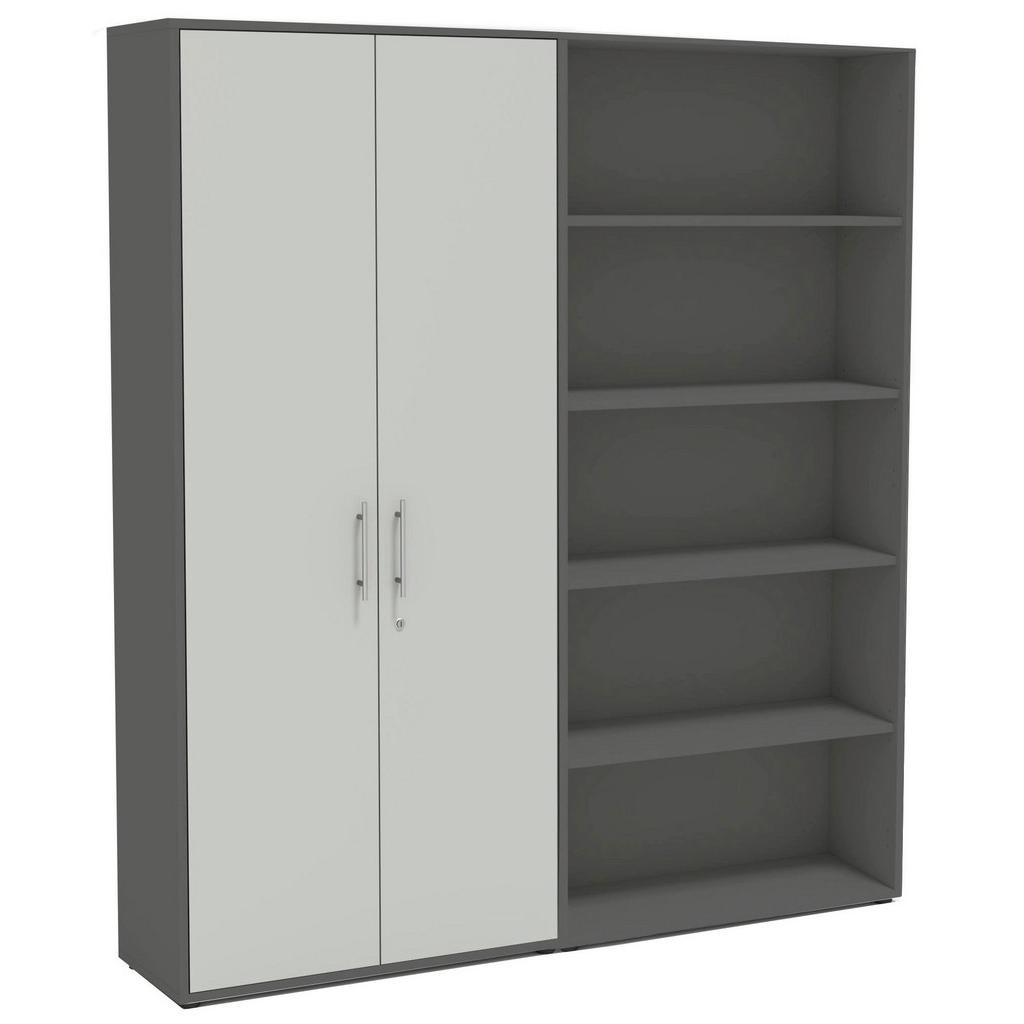 AKTENSCHRANK OFFICE EDITION - SW SET 1 HOCH