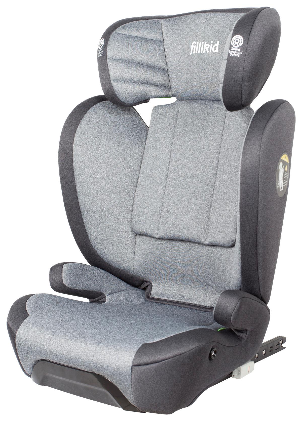 Kinderautositz Felix Grau - Grau, Basics, Kunststoff/Textil (45/44/60cm) - Fillikid