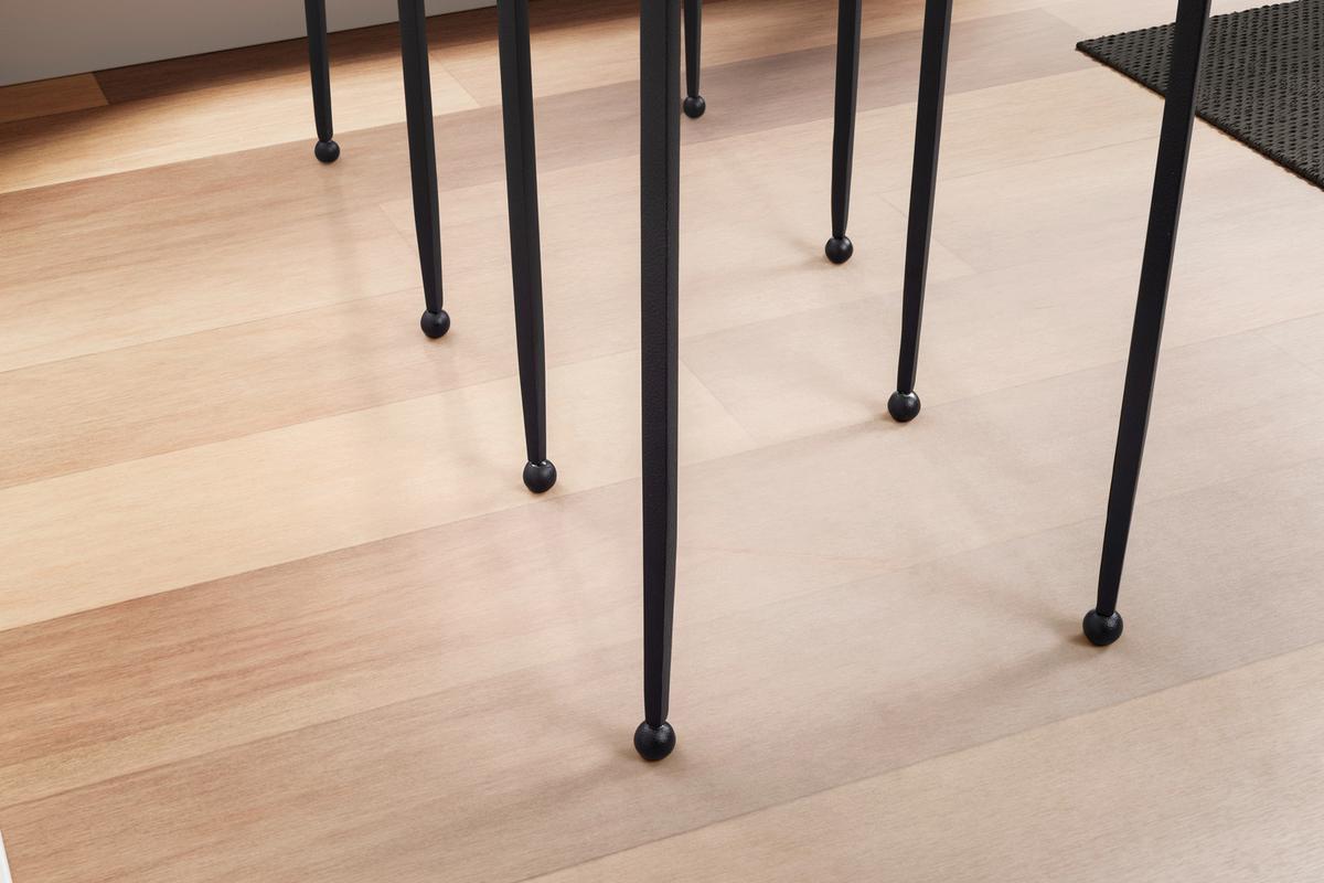 Satztisch Blau, Schwarz 2-teilig - Blau/Schwarz, Design, Glas/Metall - MID.YOU