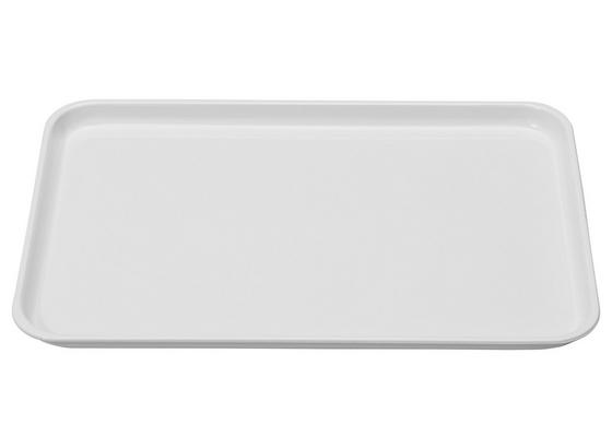Tablett 23/32cm - Weiß, KONVENTIONELL, Kunststoff (23/2/32cm) Tablett 23/32cm - Weiß, KONVENTIONELL, Kunststoff (23/2/32cm)