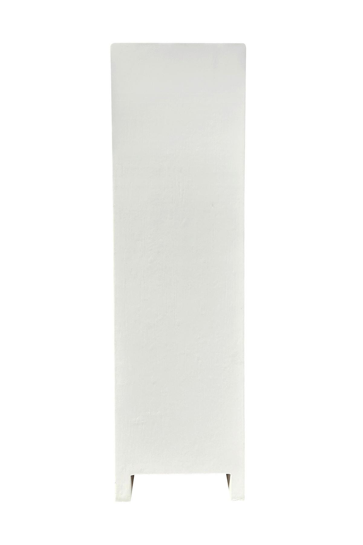 HOCHSCHRANK Naturfarben/Weiß B: 50cm - Weiß/Naturfarben, Design, Holz/Holzwerkstoff (50/175/40cm) - MID.YOU